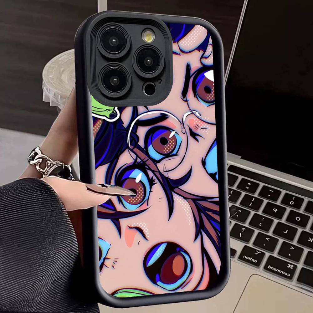 Adventure Anime Dandadan Phone Case For IPhone 17 16 15 14 13 12 11 Pro Max Mini Plus Soft TPU Back Cover