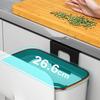 Hanging Trash Can Kitchen Cabinet Door Wall Mounted Garbage Bin Recycling Garbage Basket with Lid Bathroom Kitchen Accessories