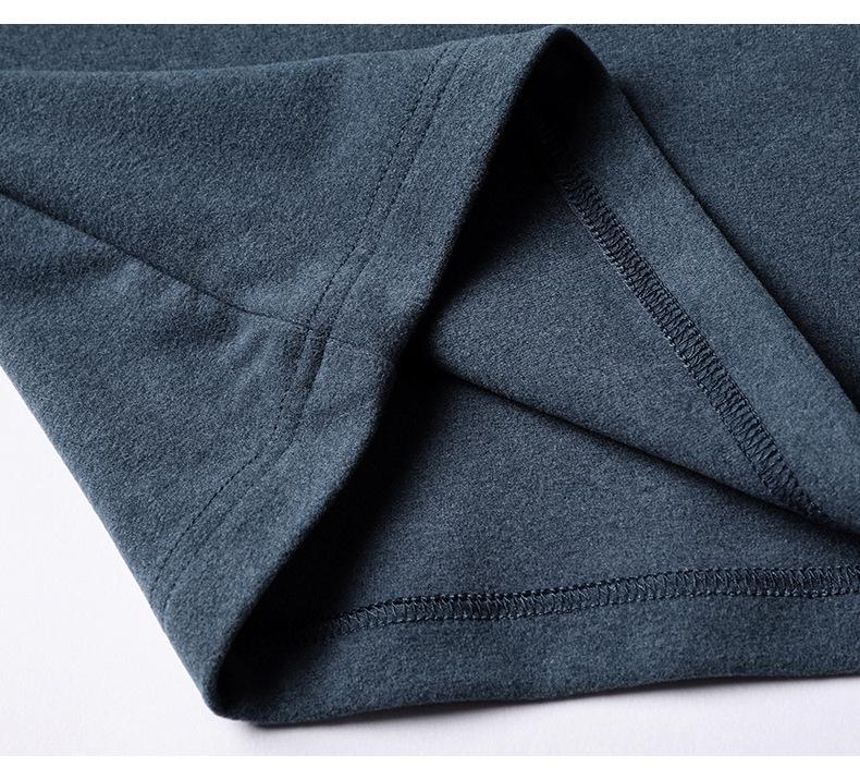 Men's Self-Heating Double-Sided Fleece Half-High Collar Sweatshirt - 2025 Autumn/Winter New Style Base Layer