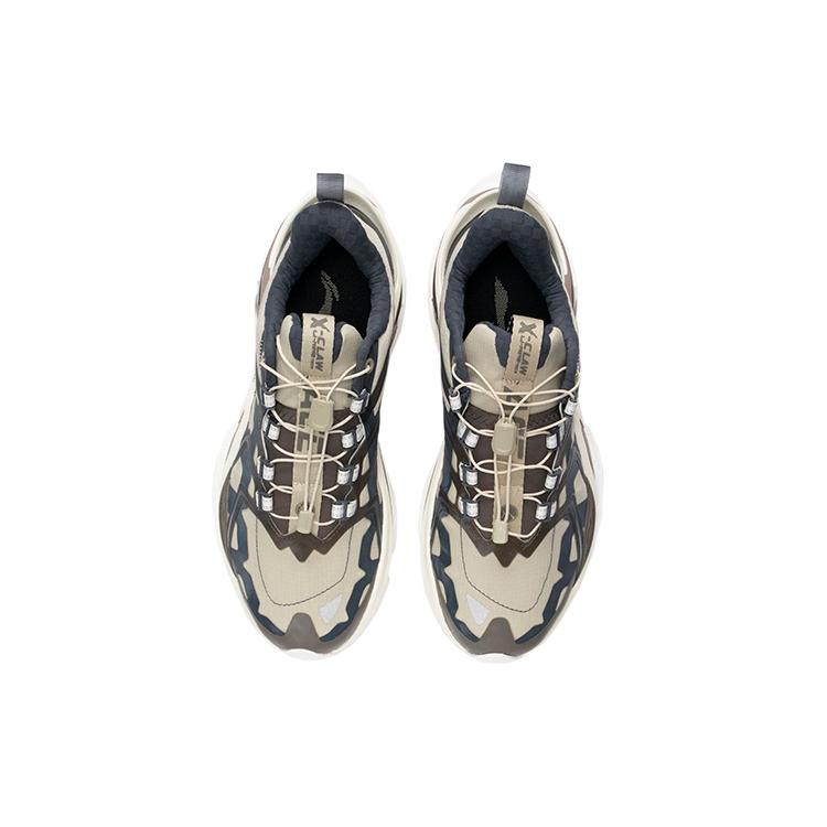 New LiNing X-Claw Cat Paw Ace Low-Top Casual Shoes Men's Ochre Grey ARYR017-5