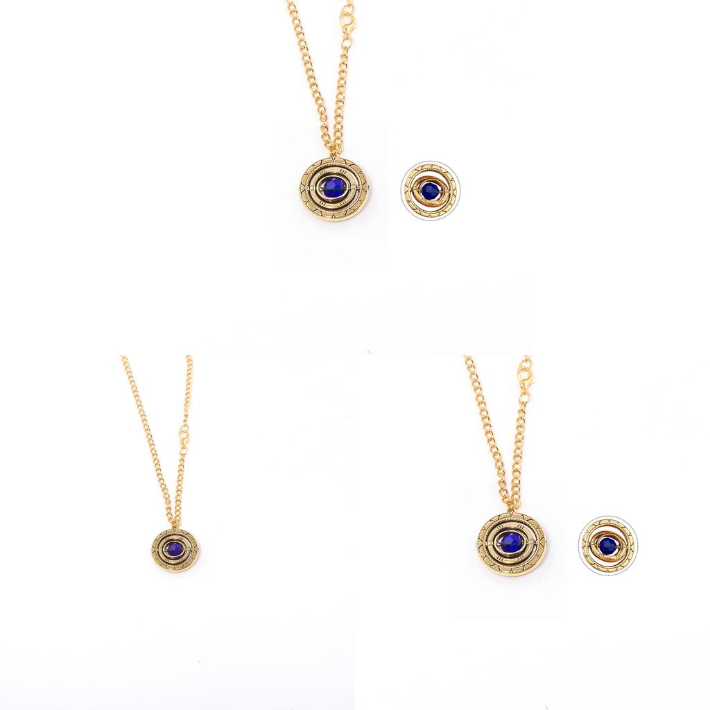 League Of Legends Hextech Crystal Necklace With Rotatable Pendant For Cosplay And Collection