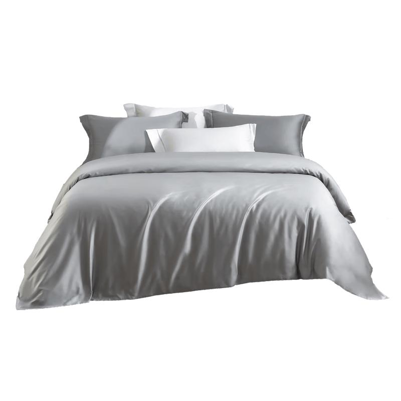Mengjie 70th Anniversary 60S Long-Staple Cotton Sateen 4-Piece Bedding Set