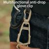 Multi-Purpose Hook Plastic Clip Outdoor Tools Nylon Gloves Hook Work Gloves Safety Clip Outdoor Climbing Bottle Hanging Buckle