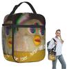 Long Furby Give Him Your Toes Insulated Lunch Bag for Women Kids Portable Food Boxes Thermal Lunch Box Tote