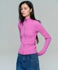 ERA Women Fitted Cable Zip Knit - Rose Pink