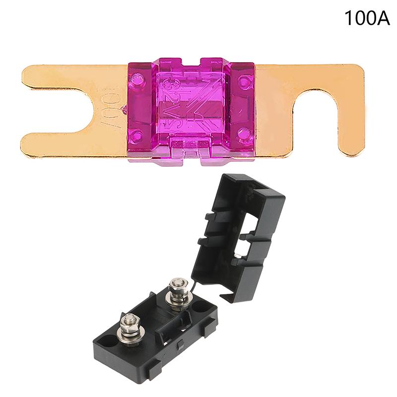 1 Set 20V 30V 40A 50A 60A 70A 80A 100A 125A 150A 200A Ans Trumpet Fork Plug Fuse Bolt Fixed Insurance And Safety Plate Base