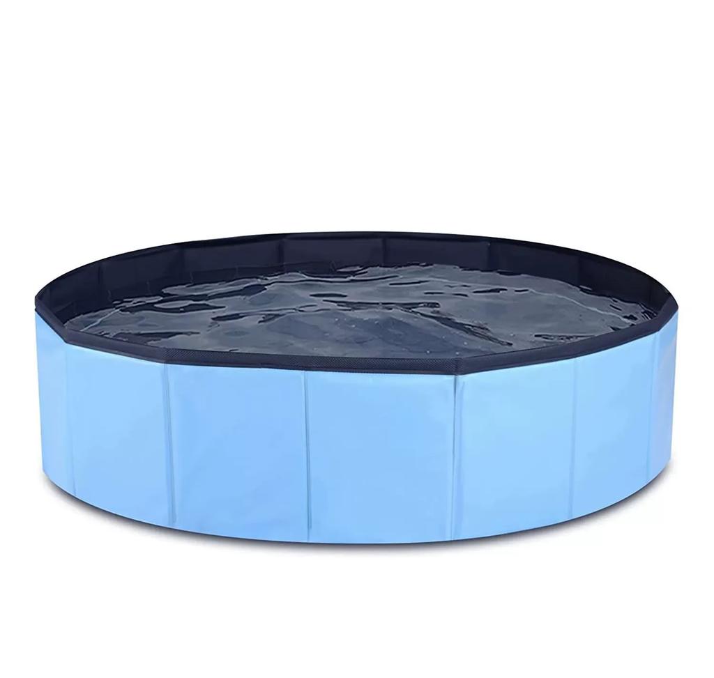 Piscina pliabilă pentru câini, piscină pliabilă pentru copii cu orificiu de drenaj rapid, piscină mică pentru câini, piscină portabilă pentru copii, baie pentru animale de companie