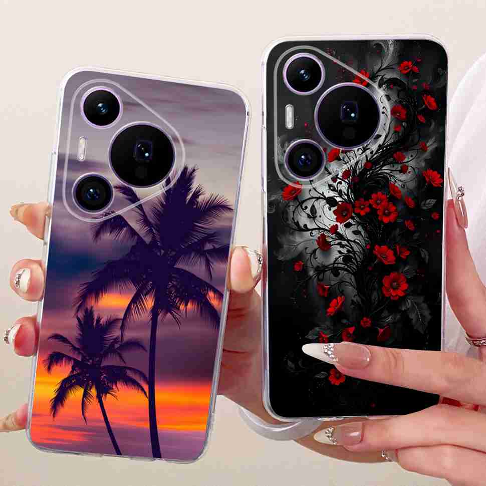 For Huawei Pura 70 Pro HBN-LX9 Case Luxurious Pattern Butterfly TPU Back Cover For Pura 70Pro+ 70 Pro Plus HBN-AL10 Phone Shell