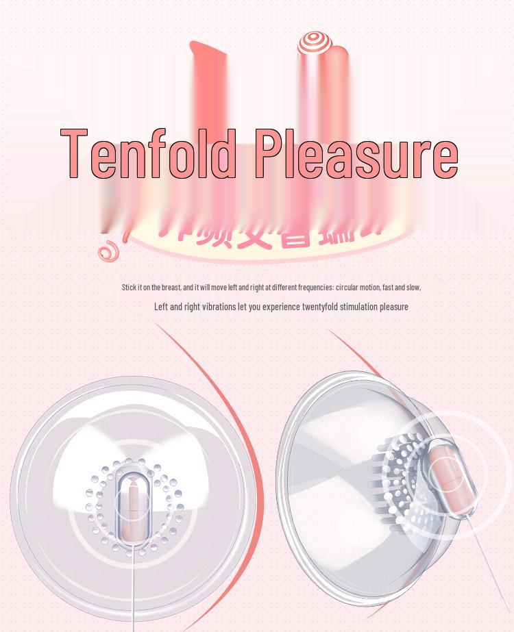 Miji Zweite Generation Vibrierender Brust- und Nippel-Massagegerät - Verspielte Bondage Weiblicher Masturbator, 45/25 pro Karton