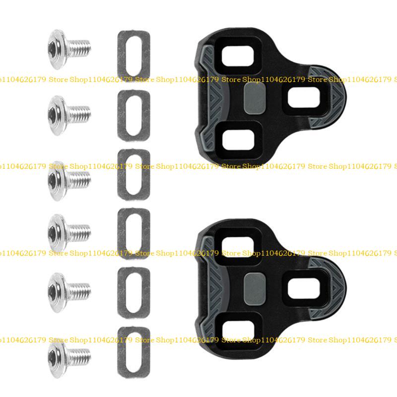 A1A2 2er-Pack Leichtgewicht Rutschfeste Fahrradschuhplatten Bequeme Fahrrad-Pedalplatten