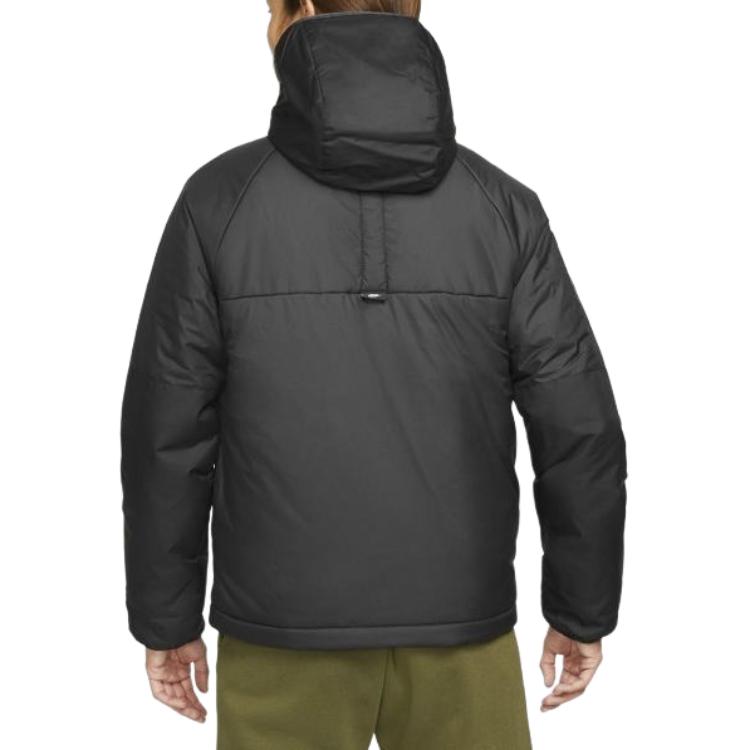 Nike Giacche Piumino Uomo Nero Con Cappuccio Moderato Altro DD6858-010