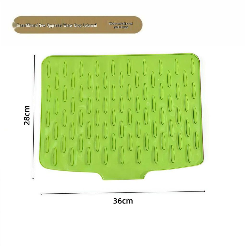 Tapete Drenante e Resistente ao Calor de Silicone para Bancada: Anti-Escaldante, Espessado, Antiderrapante, Multiuso para Cozinha.