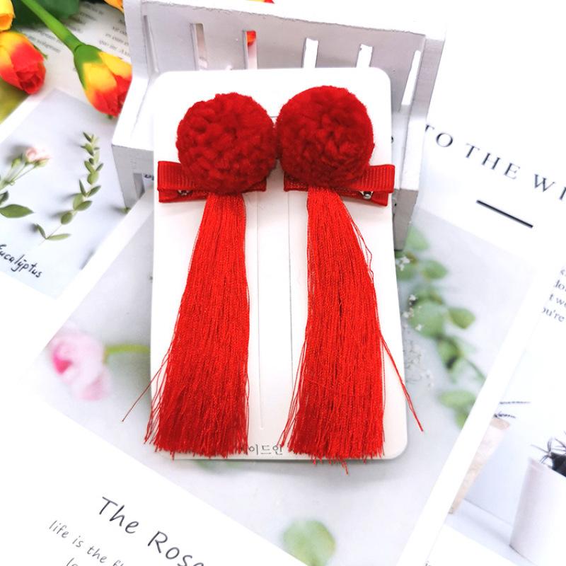 Antyczna zawieszka z frędzlami, spinka do włosów, akcesoria dziewczęce