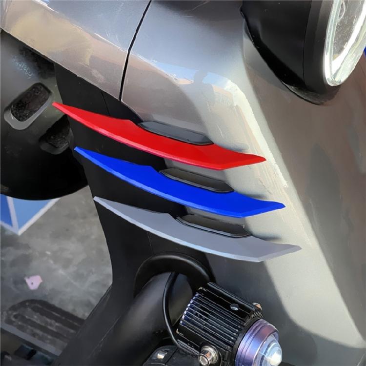 Aerodynamische Motorrad-Winglets 2er-Pack Front-Seitenspoiler für Elektro-Motorräder und Roller Besseres Fahrerlebnis