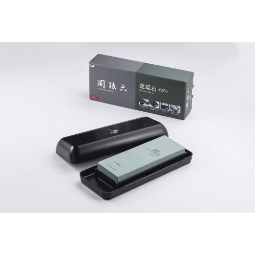 Kai Seki Magoroku Coarse Knife Sharpener, #220, with Storage Case, Made in Japan, AP0328