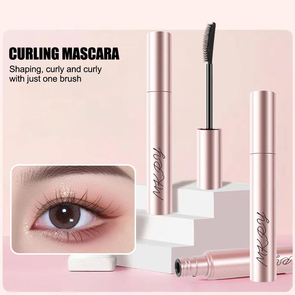 Black Mascara Eyelashes Mascara Silky Eyelashes Lengthening Cosmetics Waterproof Eye Volume Eye R3V1