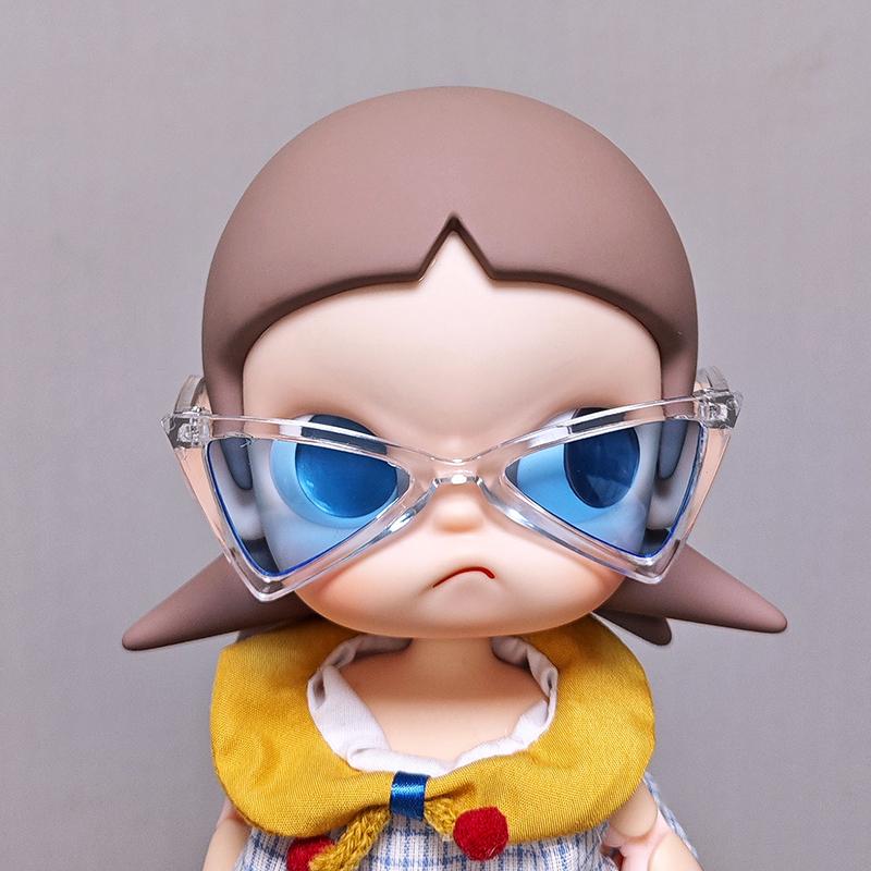

For Zsiga 1/8 Scale Articulated Bjd Doll Accessories Transparent Plastic Glasses Doll Sunglasses