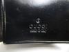 Authentic GUCCI GG Imprimee Black Leather 6 Pics Key Chain #a380   Refurbished