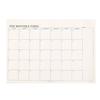 Schedule Notepad Monthly Weekly Plan Student Office Study Memo School Stationery
