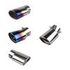 Tail Muffler Tip Accessories Universal Sturdy Muffler Tailpipe Exhaust Tailpipe Tip for Truck Sedan SUV Vehicles Cars