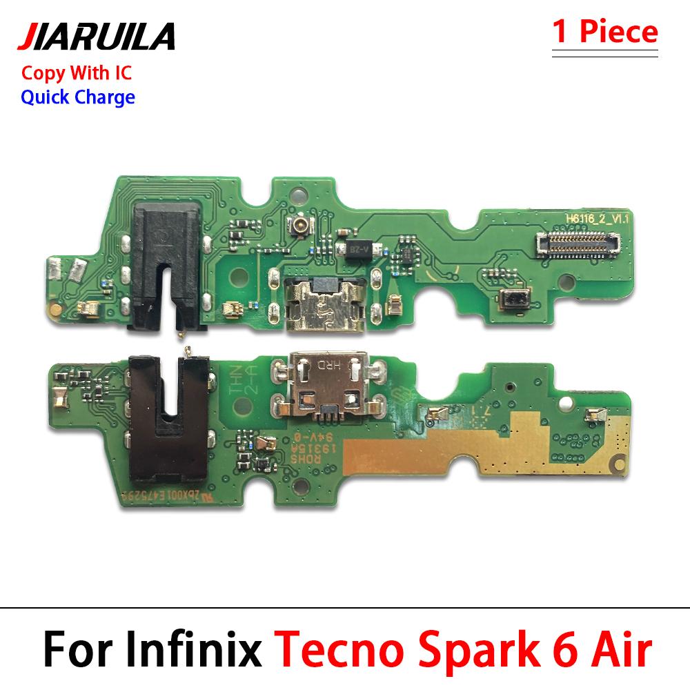 New Bottom Charging USB Date Dock Microphone Charger Flex Cable For Tecno Pop 1 Spark 1 6 Air 7 Pro 7T 8 8C 8P 8T 11C Go 1116