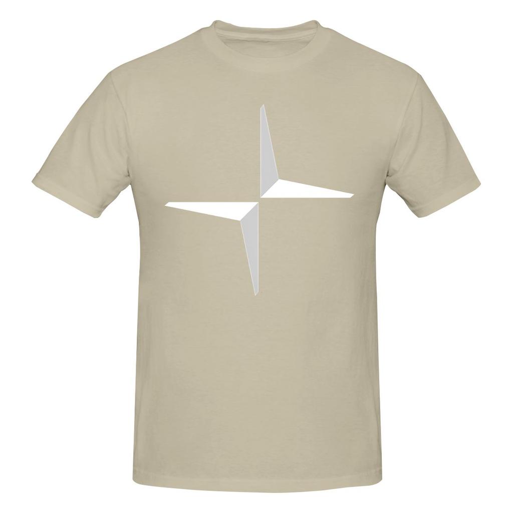 T-shirt Lisse Polestar Style Japonais Trajet Anti-boulochage T-shirt de Base
