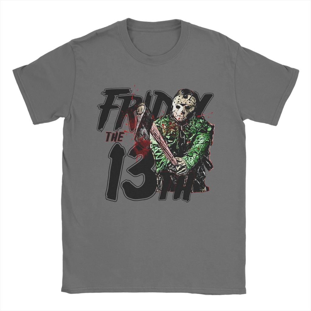Friday 13th Jason Voorhees Horror Movies T Shirts for Men Women Pure Cotton T-Shirt Round Neck Jason Voorhees  Clothes Gift Idea
