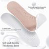 Genuine Leather Insole Thickened Latex Sheepskin Shoes Pads Soft Breathable Summer Sports Shock Absorbing Deodorization Inserts