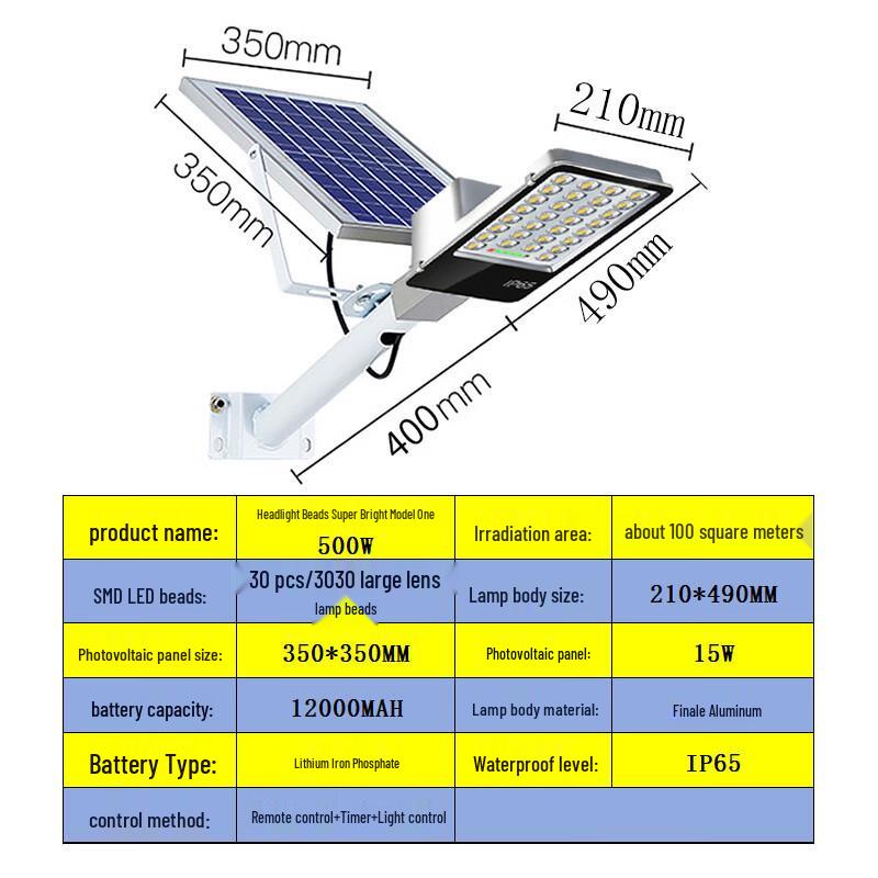 Heixie Solar Outdoor High-Pole Street Light