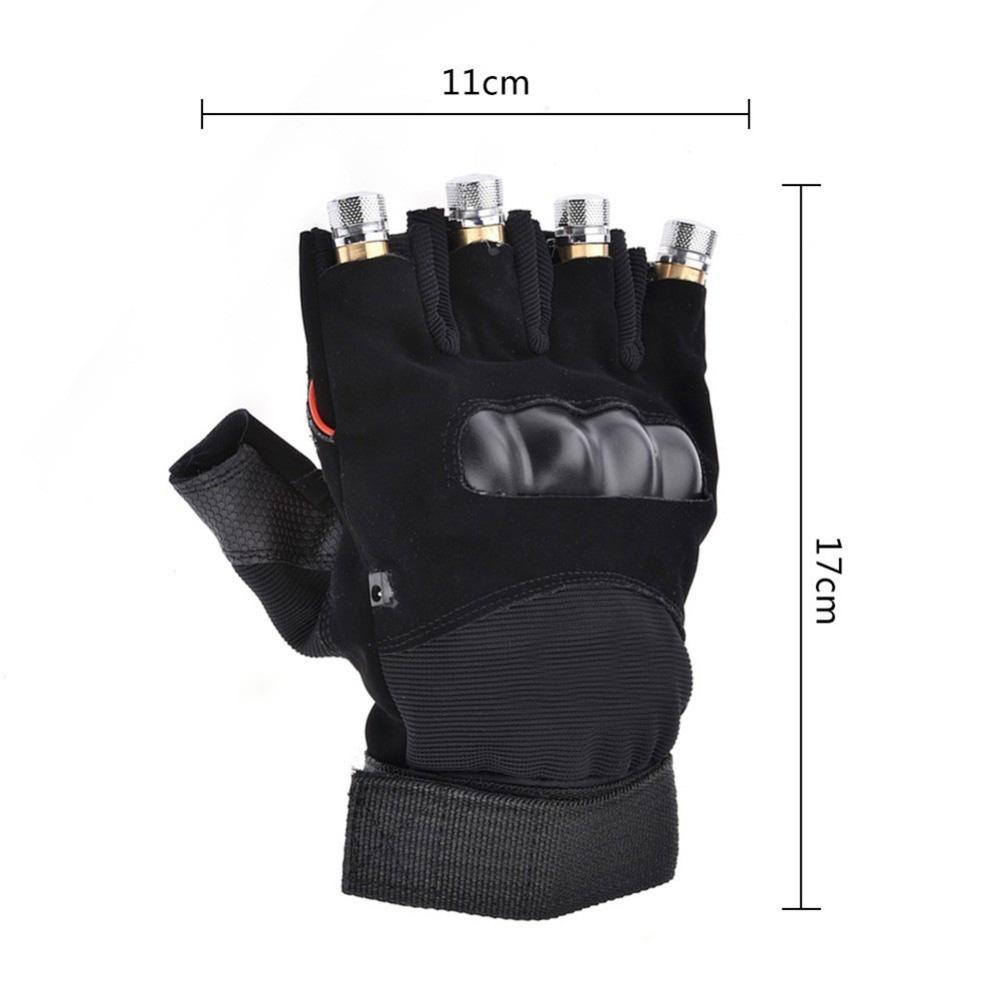 Laser Dance Gloves Red Green Beam Stage Props LED Palm Light Nightclub Performance Cool Lighting Accessory