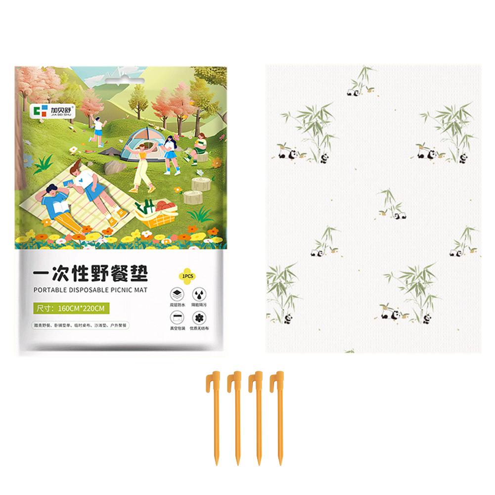 Thickened Moisture Proof Disposable Picnic Mat Large Size Portable Outdoor Camping Beach Blanket Eco Friendly Soft Foldable