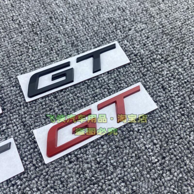 Metal GT Car Sticker High Performance Gt Imported Sports Tail Sticker Side Sticker Fender Sticker Body Decorative Sticker