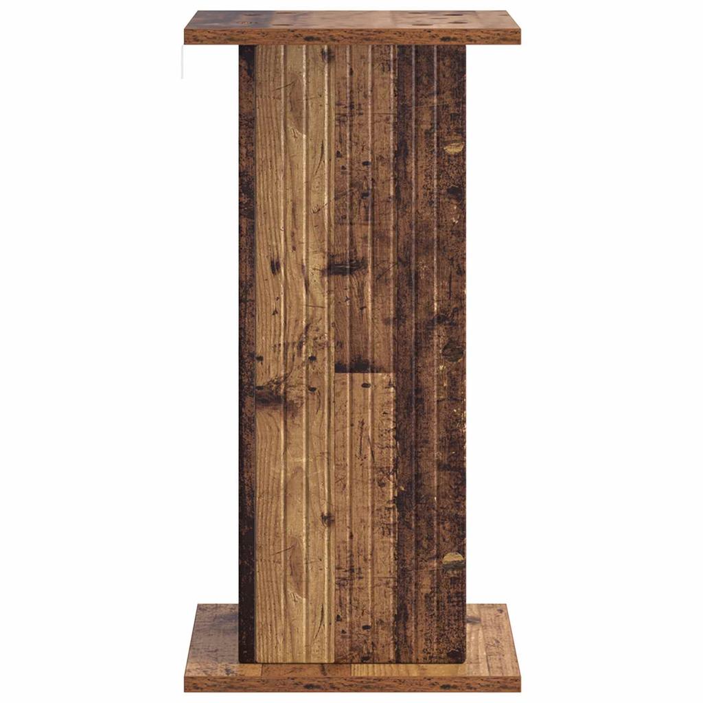 Plant Stand Rustic Wood Look 30.5 X 30 X 60.5 Cm Engineered Wood