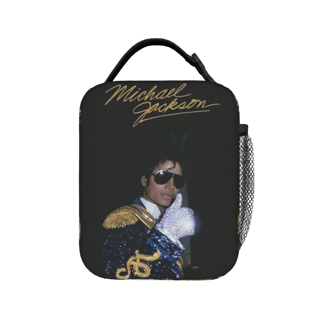 Piosenkarz Michael Jackson MJ 2026 Akcesoria Izolowana Torba na Lunch do Szkoły Pojemnik na Jedzenie Szczelny Termiczny Cooler Pudełka na Lunch