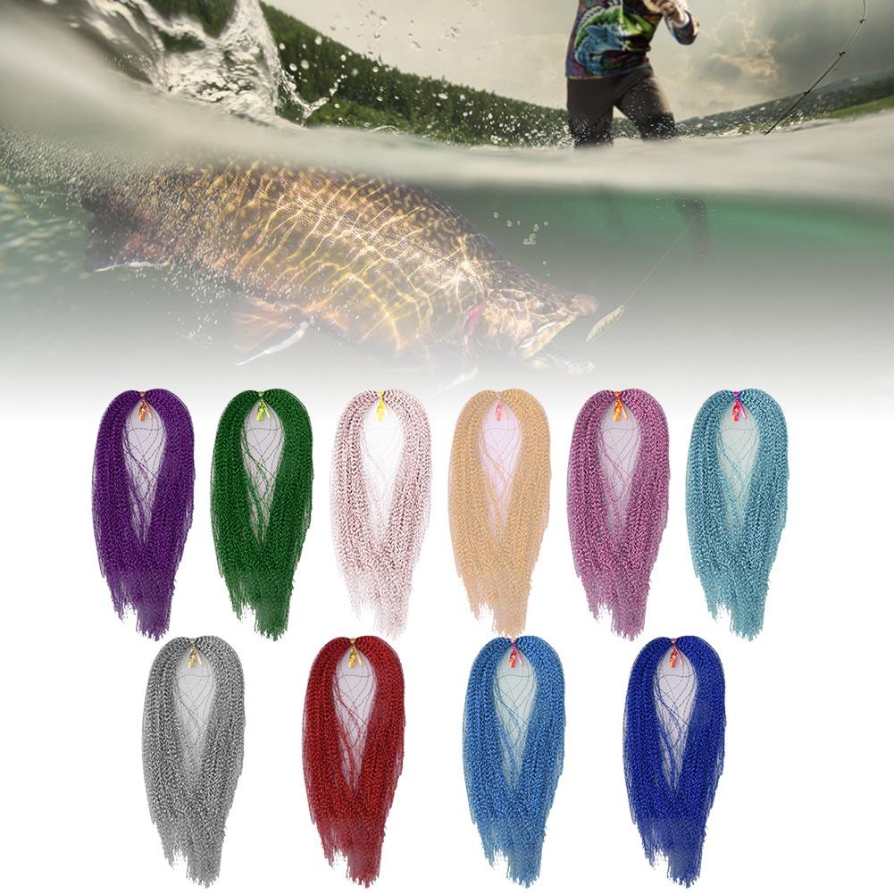 1000PCS PET Crystal Flash Fly Tying Material Holographic Fishing Lure Tying Making Jig Hook BaitsFly Fishing Tying