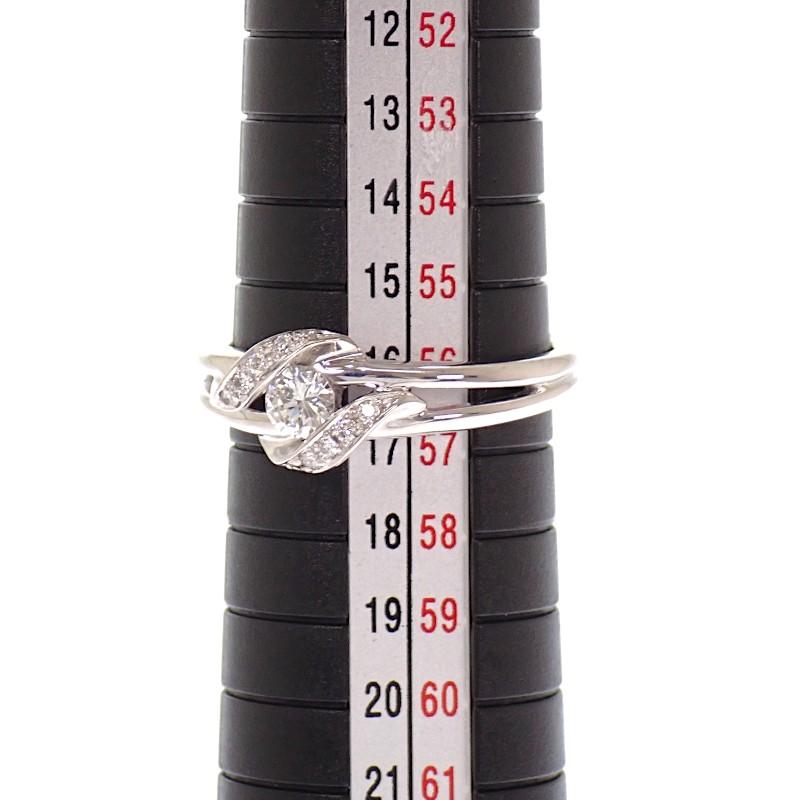 no brand  #16(JP Size) ring K18 white gold Women