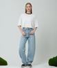 PINBLACK Logo Crop T-Shirt White