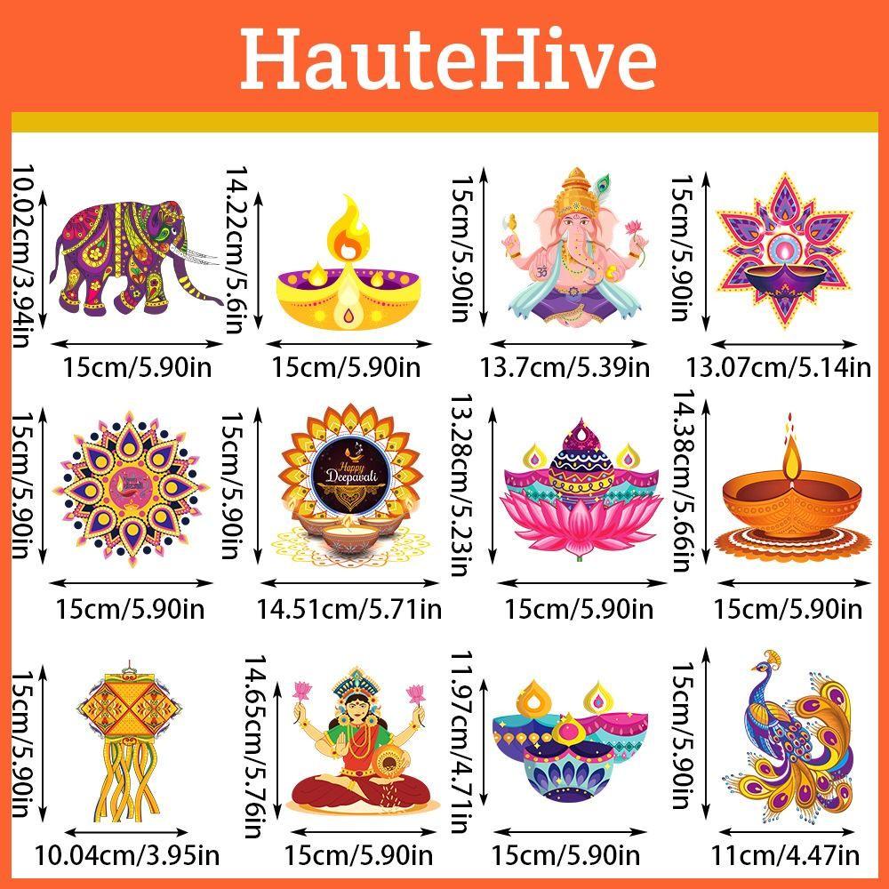 Festival Paper Diwali Hanging Decorations Elephant Paper Spiral Party Decor