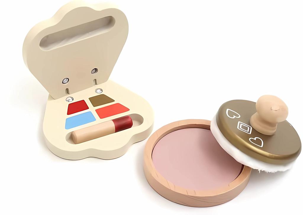 Wooden Cosmetic Toy with Shopper 6941341 F.O.TOYBOX Set, Multicolor, Container,