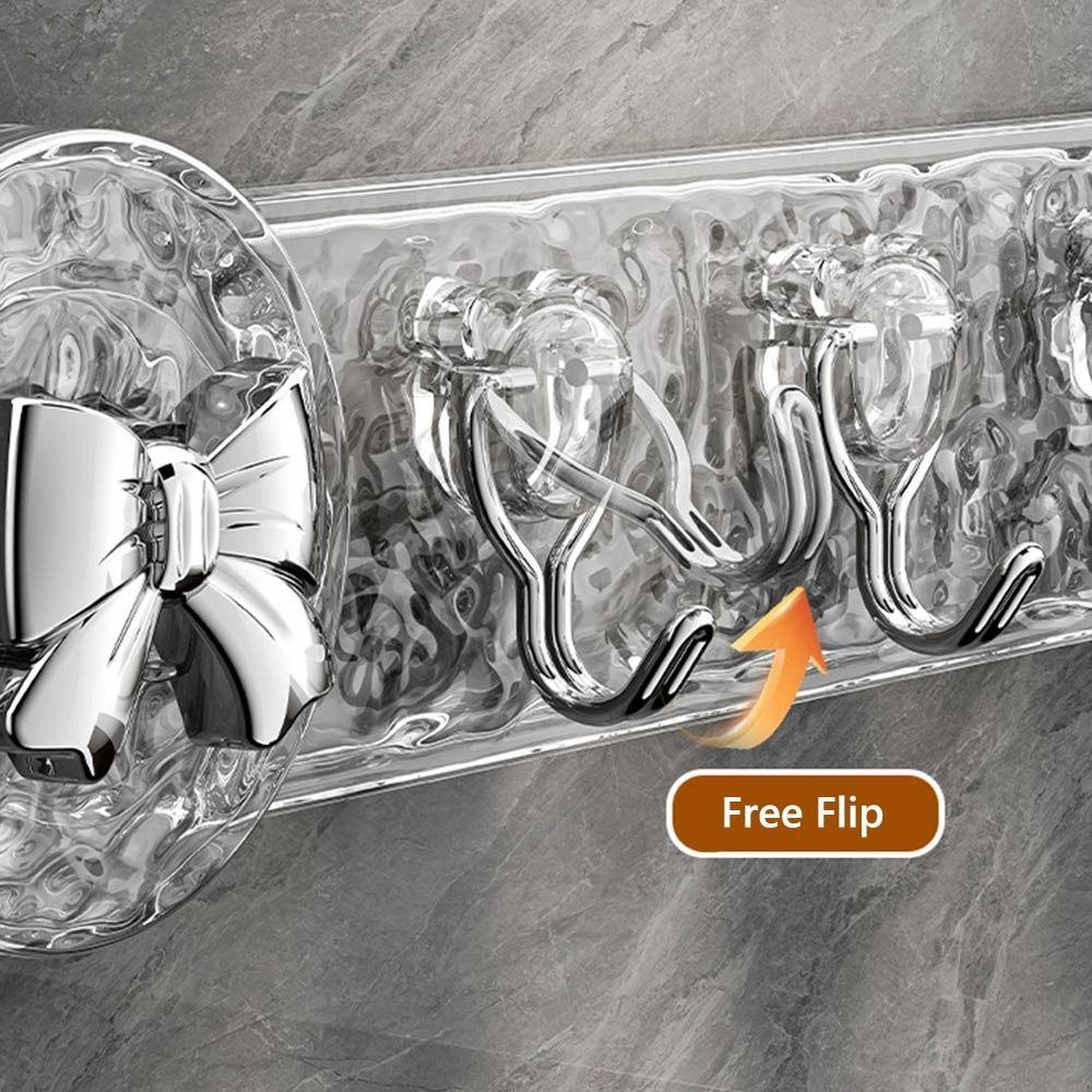 Suction Cup Row Hook Punch-free Strong Load-bearing Storage Rack Gifts Corrugated Hooks