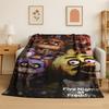 Coperta di Flanella Classica F-FNAF Gioco Horror Freddy Morbida Calda Coperta Plaid per Camera da Letto Soggiorno Letto Viaggio Campeggio Picnic