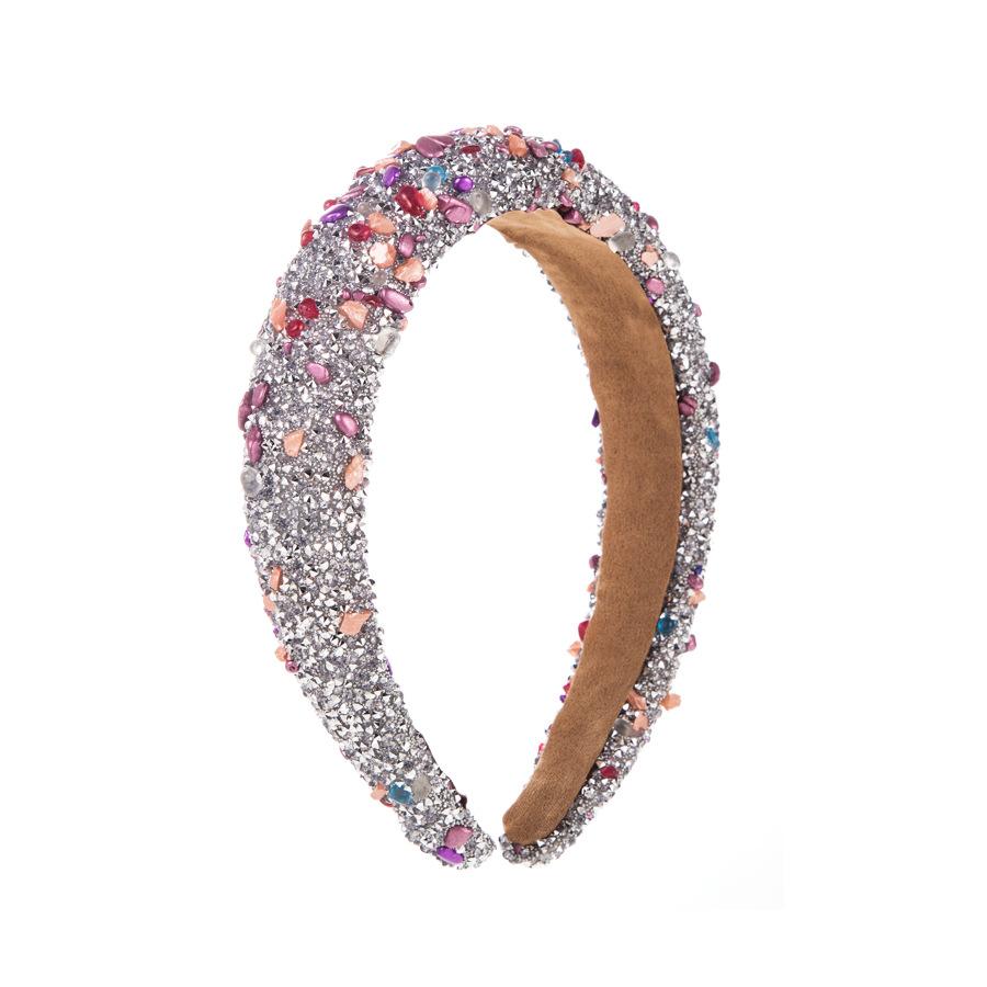 Luxury Handmade Sewn Natural Stone Headbands Fashion Hair Accessories Women Trendy Temperament Party Hairband Hair Band Girl 310