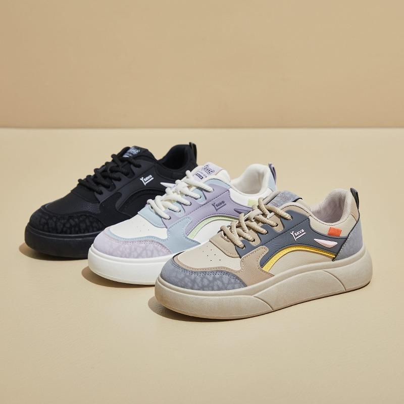 Fashion 2025 Autumn Women Board Shoes Student Casual Platform Sneakers Fashion Tennis Breathable Flats Shoes Outdoor Jogging Woman Shoes