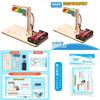 Wooden Diy Traffic Signal Light Model Science Experiment Set For Students