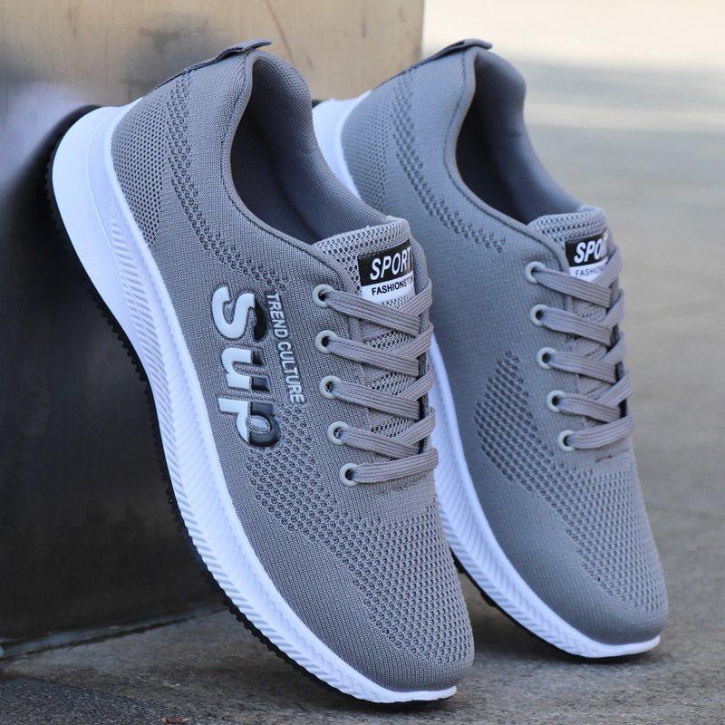 Spring and Breathable Mesh Shoes Casual Board Shoes Boys Trendy Shoes Deodorant Sports Shoes Versatile Canvas Shoes Black Men's Shoes