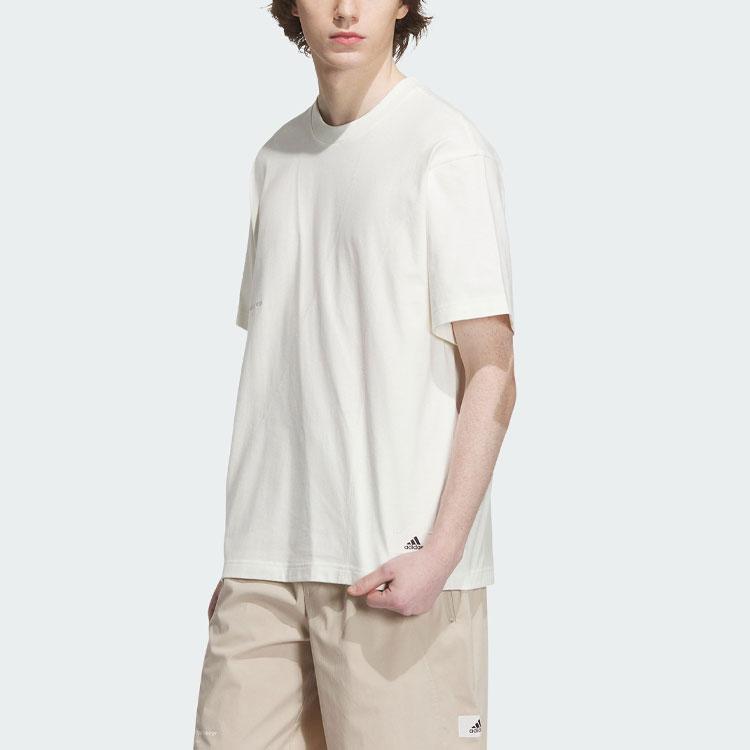 Adidas Sportswear Lounge Graphic Tee Unisex Tops Han-Jade-White IP4979