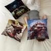 Game W-Warhammers Cushion Cover Car Throw Pillow Case For Sofa Car Christmas Gift 40x40cm 45x45cm
