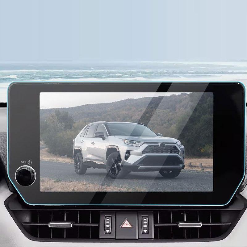 Tempered Glass Screen Protector For Toyota RAV4 2023 2024 10.5 Inch Car Infotainment Radio GPS Navigation Lcdscreen Inteior