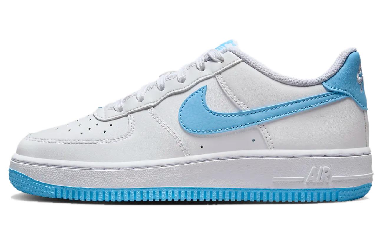 

Nike Air Force 1 Low White Aquarius Blue GS FV5948-107 38.5