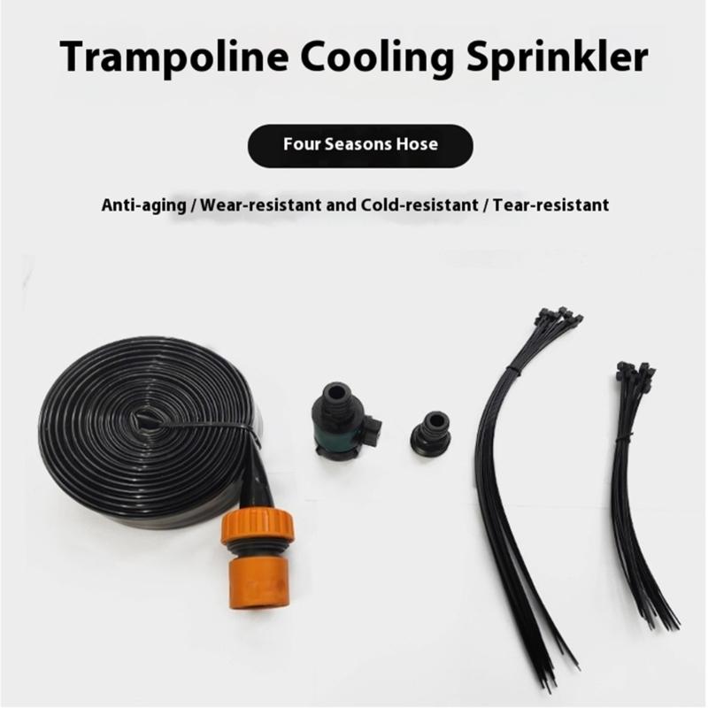 Efficient Outdoor Sprinkler System Outdoor Garden Lawn Sprinkler Nozzle Device with 12m Hose For Backyard Waterpark